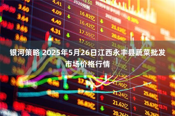 银河策略 2025年5月26日江西永丰县蔬菜批发市场价格行情