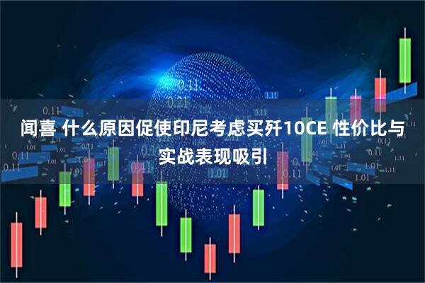 闻喜 什么原因促使印尼考虑买歼10CE 性价比与实战表现吸引